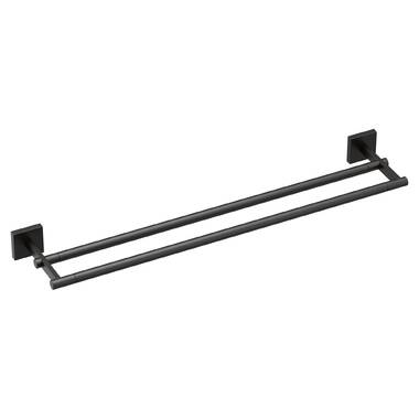 Black double 2024 towel bar